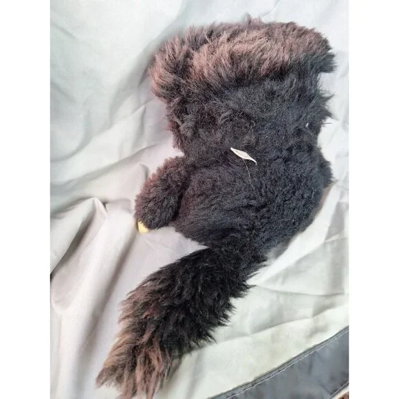 Nyamy Washino Kitten Felina Sucking Thumb Plush Black 7" Vintage 1979 READ - Picture 12 of 15